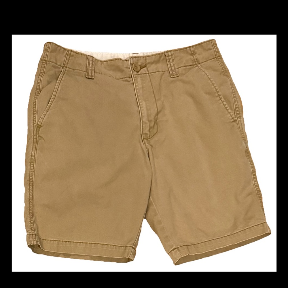 Old Navy Lived-In Straight Chino Khaki Shorts Size 29